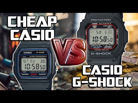 Cheap Casio vs Casio G-Shock: Is the G-Shock Worth the Extra Cost? 💰
