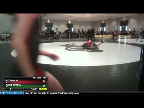 106 Lbs Round 3 - Nyomi Diaz, NC Vs Averi Baisley, NC C024