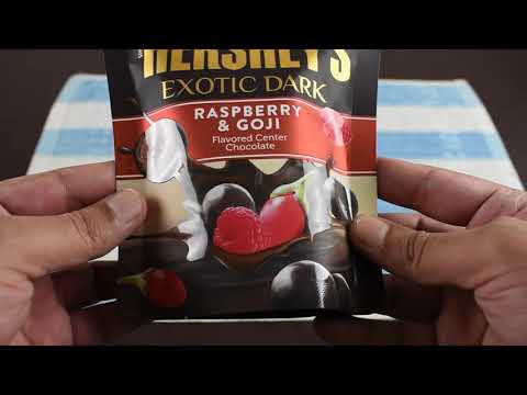 HERSHEY'S EXOTIC DARK RASPBERRY AND GOJI CHOCOLATE