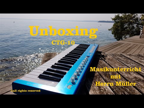 Ukulele spielen lernen - Lektion 053 - Unboxing Tuner CTG-10 Thomann Stimmgerät - Hands on  C.Müller