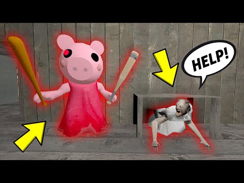 Piggy vs Granny, Ise Scream Parody Funny Horror Animation (Part 23)