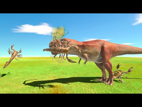 NEW! Venomous Emperor SCORPION vs All Dinosaurs | Animal Revolt Battle Simulator