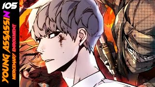 Young Assassin episode 105 || Mercenary Enrollment ||Explain in hindi Manhwa #xeeflixoi