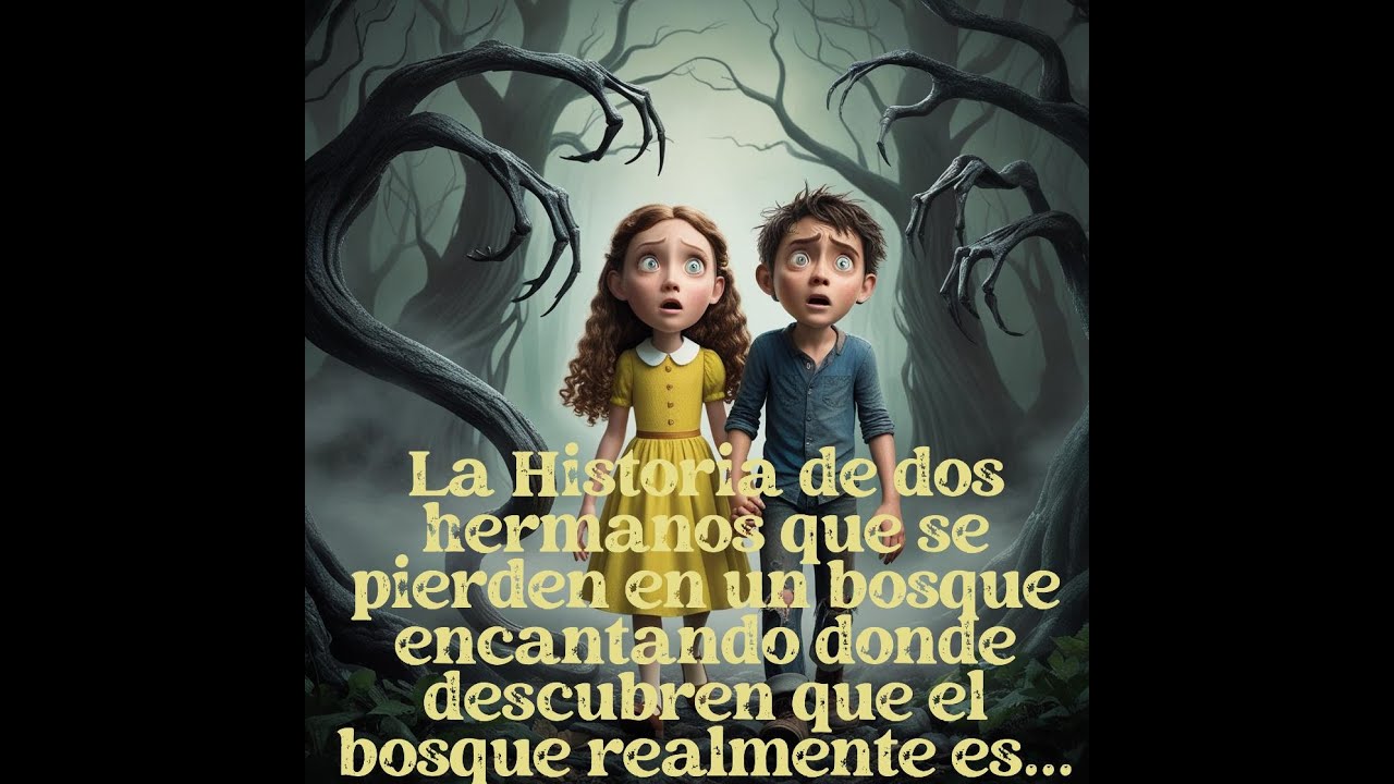 HISTORIA DE MIEDO, SOBRE DOS HERMANOS  EN UN BOSQUE ENCANTANDO QUE EL BOSUQE REALMENTE NO ES  UN....