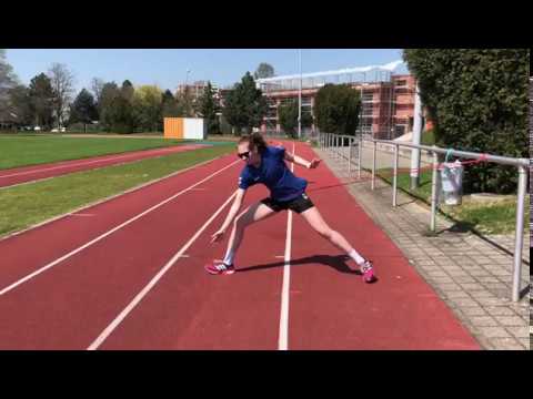 Abwehrbewegungen mit Band von der Seite