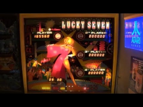 LUCKY SEVEN PINBALL MACHINE 1978 - BY WILLIAMS OWNED SINCE 1980