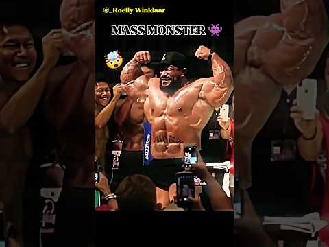 🥶 REAL MASS MONSTER 🔥Roelly Winklaar 🎥 RESPECT BODYBUILDER ✅ #roellywinklaar #massmonster #respect