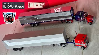 DIECAST OPTIMUS PRIME TRANSFORMERS TRUCKS. 596 MODEL 1/64 SCALE. HEC EXCLUSIVE!