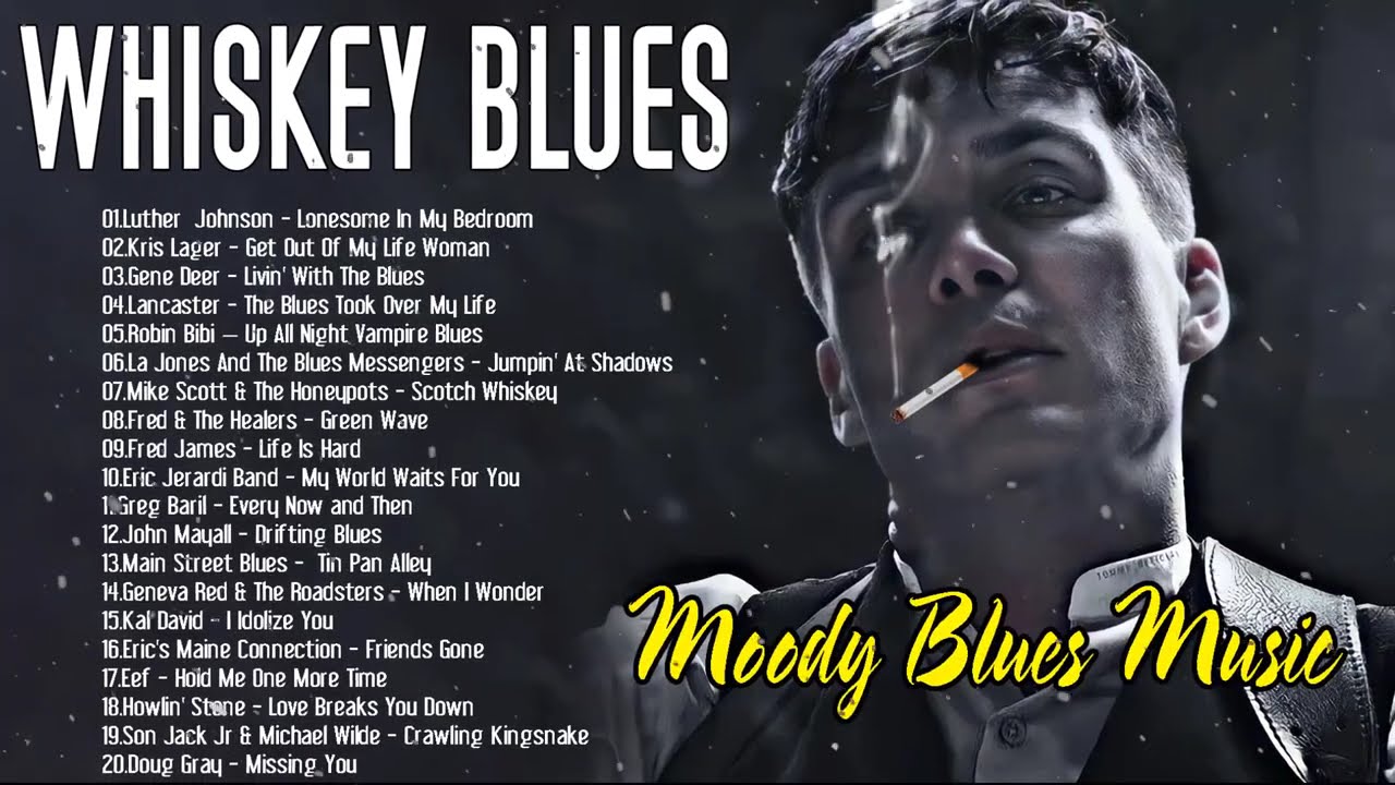 Whiskey Blues Music - Best Slow Blues Songs - Relaxing Jazz blues Music