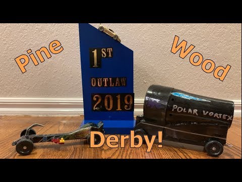 Pinewood Derby: Hair dryer powered car wins the race!