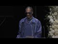 Snoop Dogg Speaks At Nipsey Hussle's Memorial Service thumbnail 2