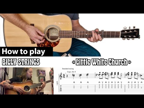 How to play "Little White Church" - Billy Strings - Guitar Lesson with Tab