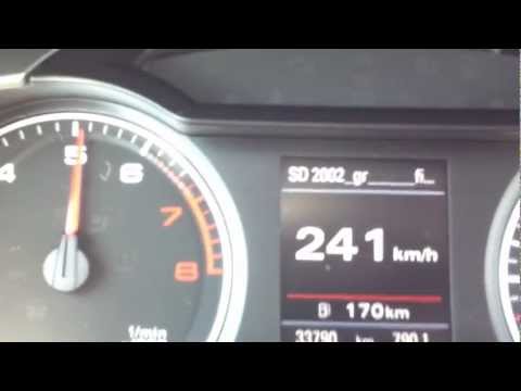 Audi A4 B8 2.0 100-260 kph