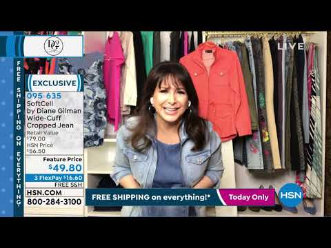 SoftCell by Diane Gilman WideCuff Cropped Jean  Basic