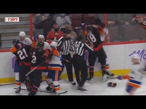 Tim Stützle Puts Huge Hit On Anthony Beauvillier