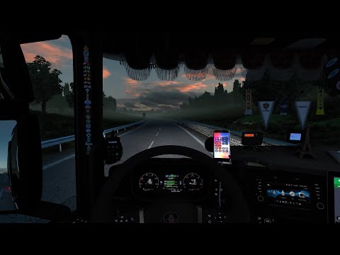 Euro Truck Simulator 2-Scania R520 V8 go Riga LV(Part 1)