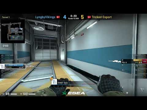 Lyngby Vikings vs Tricked Highlights at ESEA Advanced Season 31 Europe