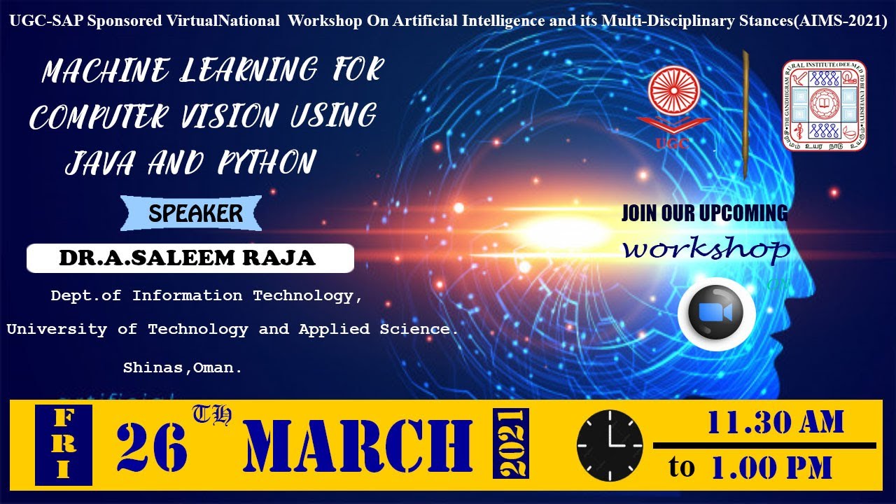 Machine Learning for Computer Vision using Java and Python