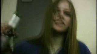 Avril Lavigne Backstage