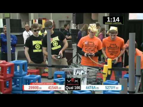 2015 VRC Math Q166 - 2990B 4154A vs 4478A 5270Y - 53 to 32 - VEX Worlds 2015 - Math Division