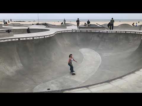 Young Skateboarding Girl @ Venice Beach, California