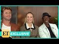 Avengers: Endgame: Chris Hemsworth, Brie Larson and Don Cheadle (FULL INTERVIEW)