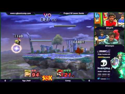 7/30/14 S@X llod (Lucas, Sheik) Vs. Coney (Wario)