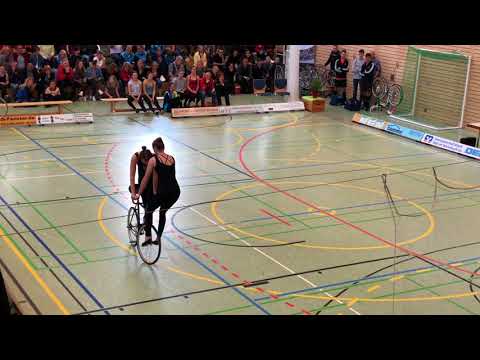 Deutsche Meisterschaft 2018 2er Kunstradfahren Nufringen