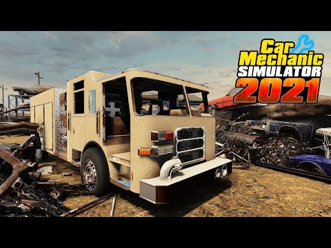 Pierce Arrow XT Fire Truck Restoration - Car Mechanic Simulator 2021