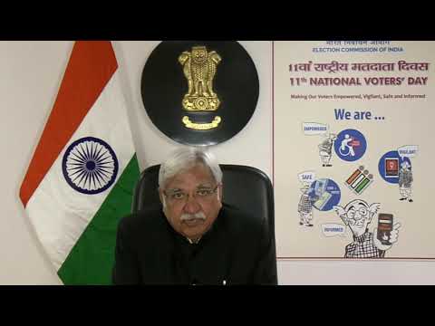 The video message of the Hon’ble Chief Election Commissioner