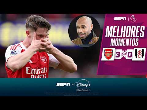 Gols e lances de Arsenal x Fulhan