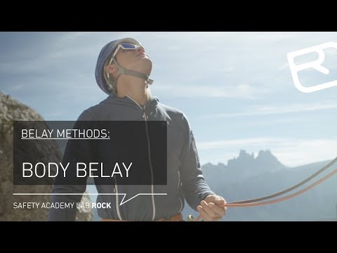 Body belay at the belay station: Advantages & disadvantages – Tutorial (19/43) | LAB ROCK