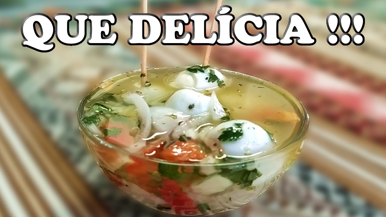 Ovo de codorna na conserva - Bem fácil e fica divino