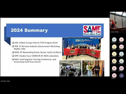SAME RM Post January Event - USACE Europe District FY25 Program Review