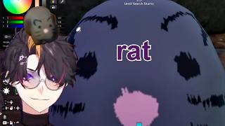 shu's rat disguise in meccha chameleon [nijisanji en | shu yamino]