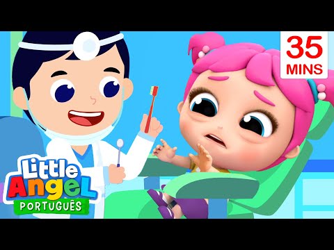 Capa de O Dentista é um Amigão, Não Tenha Medo Não! 🦷 | 😁 Canal do Joãozinho - Little Angel Português