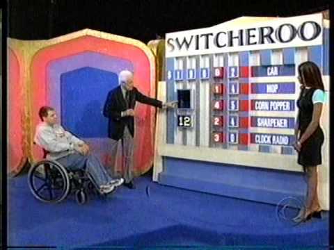 The Price is Right handicap contestant plays Switcheroo