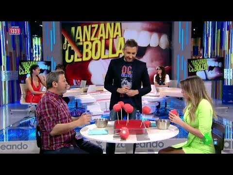 La mala suerte se ceba con Miki Nadal en el juego 'Manzana o cebolla'