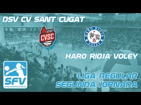 SFV1617 - Jornada 2 - DSV CV Sant Cugat - Haro Rioja Voley
