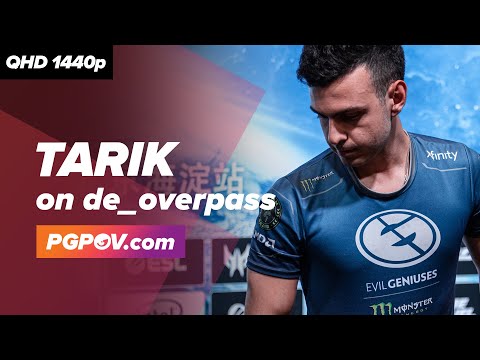 [CSGO POV] tarik (Evil Geniuses) vs G2 / 23-9 / de_overpass // Player Settings in desc.