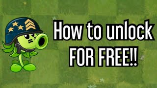 How to unlock Mega Gatling Pea for FREE! | (WORKING 2023) | Plants vs. Zombies 2