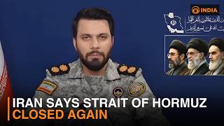 Iran says Strait of Hormuz closed again & more updates | DD India live | 4 PM IST