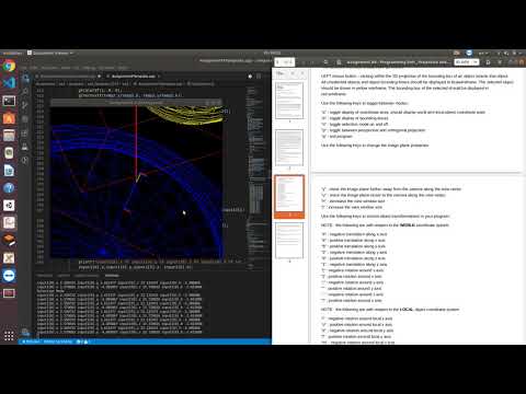 opengl object selection and projection