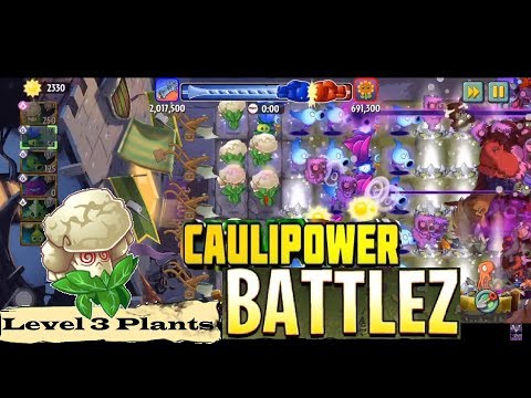 Plants vs Zombies 2 Battlez OVER 2Mil Level 3 Caulipower (PvZ Battlez week 60)