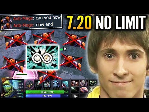Dendi NOT HUMAN Reaction - 200 IQ Blink Counter AM Dota 2 7.20 Update PA gameplay