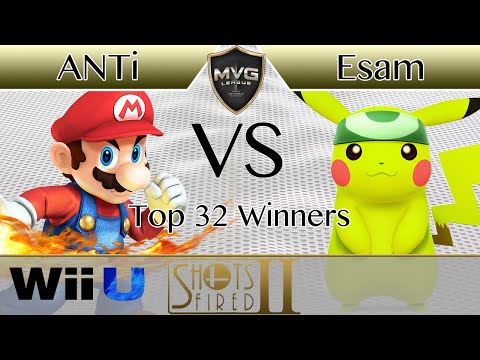 ANTi (Mario) vs. PG|Esam (Pikachu) - Top 32 Winners - Shots Fired 2