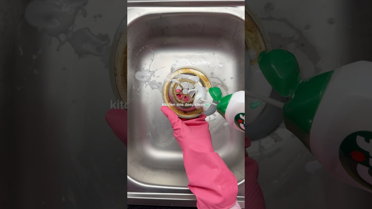 asmr sink clean 🧼 #shorts #asmrcleaning #cleanwithme #cleantok #scrubbing #cleaningtips #cleanhome