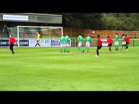 Leatherhead U21 v Whyteleafe U21 Freekick Goal