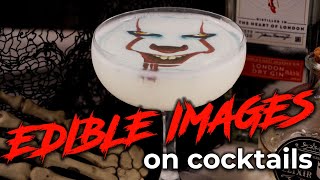 Halloween's BEST Pennywise Cocktail Recipe with Edible Image