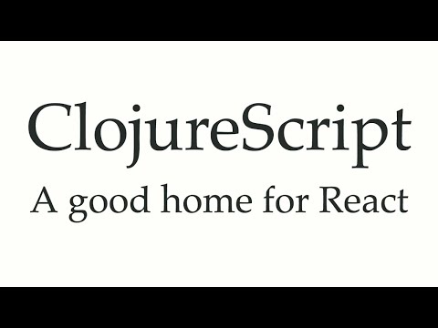 ClojureScript: A Great Place for React - Jorge Colindres @ ReactNYC